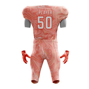 Uniforme de football américain personnalisé de qualité supérieure, taille adulte, sublimé, maillots et pantalons d'équipe personnalisés, logo personnalisé, performance - Product Image 6