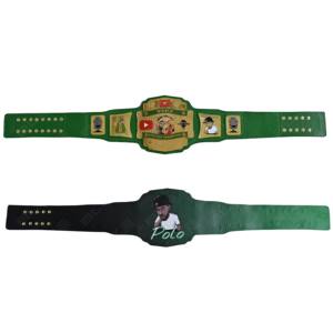 Ceintures de championnat de boxe, lutte et MMA en cuir véritable, faites à la main, personnalisées, en alliage, durables, à taille haute, avec logo en relief, pour arts martiaux - Product Image 6