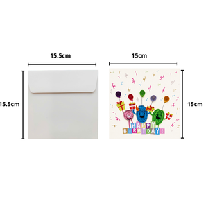 Manufacturer Wholesale Playful Monster Quilling Card Birthday Theme ODM <b>Handmade</b> <b>Paper</b> Greeting Card Vietnam Digital Printing - Product Image 2