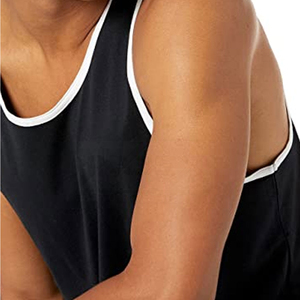 Camiseta sin mangas de algodón/fibra de bambú transpirable para hombre, ropa deportiva de verano para gimnasio. - Product Image 4
