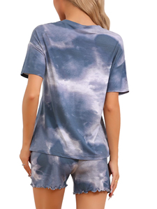 Conjunto de ropa elegante y flexible a precio económico, conjunto fresco que absorbe la humedad para mujer, nuevo conjunto tie-dye a precio mayorista increíble. - Product Image 2