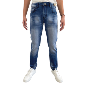 Jean en denim décontracté pour homme, le plus vendu, en gros, conception OEM personnalisée, dernière mode, en coton et élasthanne extensible - Product Image 4
