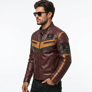 Men Leather <b>Jacket</b> Genuine Leather Coat Soft Comfortable Material Durable Outerwear Classic Fashion Design For Outdoor - Product Image 3