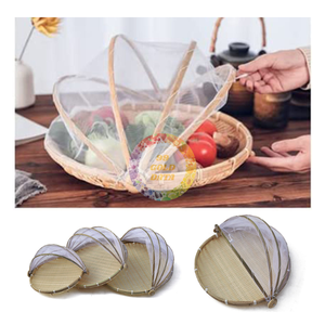 Grand plateau de décorticage en bambou, panier à céréales tressé fait main du Vietnam, pour la décoration de fermes, les présentations de restaurants, l'aménagement de cuisines et les cadeaux - Product Image 4