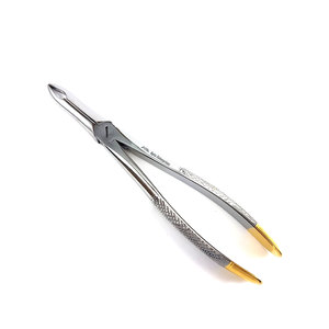 Pinzas de Extracción Dental 41 con Mango Dorado, Instrumento Quirúrgico de Acero Inoxidable para Dentistas, Extracción Profesional de Dientes - Product Image 6