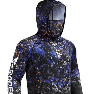 เสื้อฮู้ดป้องกันแสงแดดผู้ชายที่ได้รับความนิยมที่กําหนดเองพร้อมกระเป๋า Kangro ผ้าคุณภาพสูงขายส่งผลิตในปากีสถาน - Product Image 1