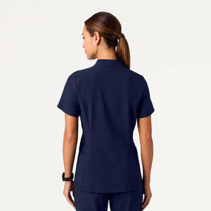 Ensemble de vêtements d'allaitement tricotés sur mesure, tendance 2026, avec plusieurs poches, col en V, uni, confortable, pour femmes - Product Image 2