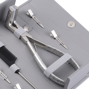 Kit d'outils pour extensions de cheveux TEEJAY H13, pinces métalliques, peigne de sectionnement, ensemble de pinces pour l'installation et le retrait - Product Image 5