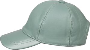 Casquette de baseball unisexe en cuir PU, couleur unie, ajustement réglable, 6 panneaux, chapeau décontracté pour adultes, à porter en toutes saisons - Product Image 5