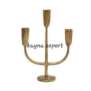 Modern Style Fancy Wedding Decoration Mirror Polished Candle Stand Eco Friendly for Dinning And <b>Table</b> Restaurant Candle Stand - Product Image 5