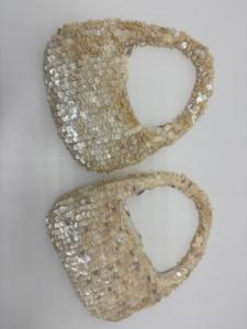 Sac de soirée brodé à la main avec perles et paillettes, sac artisanal de luxe pour la vente en gros et au détail aux boutiques - Product Image 3
