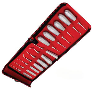 Kit Profesional de 13 Elevadores Dentales de Acero Inoxidable, Herramientas de Extracción de Raíces Dentales con Agarre Ergonómico, Instrumento para Dentistas - Product Image 4