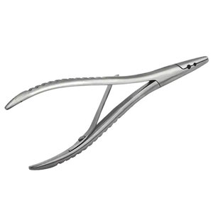 Pince à extensions capillaires en acier inoxydable de haute qualité, outil professionnel de précision à deux trous pour l'installation d'extensions capillaires - Product Image 2