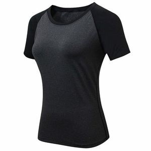 Women's Eco-Friendly 100% Cotton Simple Color Block <b>Raglan</b> Sportswear <b>T</b>-<b>Shirt</b> Quick Dry Stretch Fabric Crew Neck Short Sleeve - Product Image 2