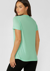 T-shirt imprimé à col rond pour femmes, manches courtes, décontracté, à la mode, pour l'été, à porter au quotidien - Product Image 2