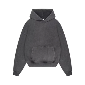 Men Acid Wash <b>Hoodies</b> 100% Cotton Winter Knitted Premium Soft Faded Look Perfect for Casual Wear Street Style Acid Wahed <b>Hoodies</b> - Product Image 3