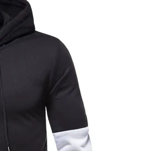 Sudadera Deportiva para Hombre, Color Rosa Coral, Cierre de Cremallera, Corte Regular, Felpa de Algodón Ecológica, Transpirable, Otoño, con Bolsillo Canguro - Product Image 6