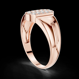 ZAWO HOUSE Joyería de Lujo con Diamantes, Moissanita y Perlas de Agua Dulce, Diseño de Corazón, Estilo Hip Hop, Chapado en Oro Rosa, para Hombre y Mujer, con Engaste de Oro - Product Image 4