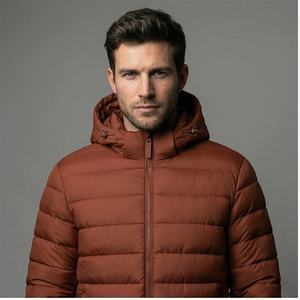 Vente en gros de vestes d'hiver à bulles de haute qualité avec logo personnalisé nouveau style manteau bouffant avec poches imprimées en duvet et en tissu - Product Image 1