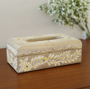 Boîte à mouchoirs en bois au design attrayant de forme carrée, motif unique, haute qualité à bas prix et abordable - Product Image 2