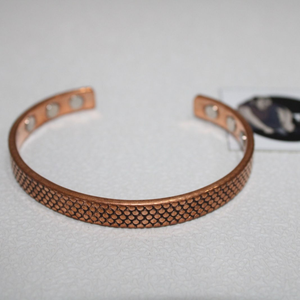 Bracelet et bague en cuivre magiques, artisanat indien élégant, bijoux traditionnels artificiels tissés pour cadeaux - Product Image 1