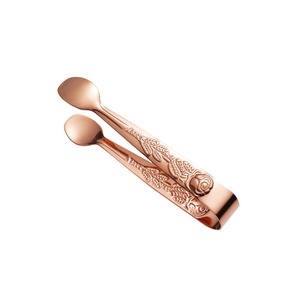 Pinces à glace en métal rose doré, design simple, antidérapantes, accessoire de bar, lot de 2 - Product Image 1
