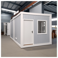 Maison modèle de luxe de 20 pieds 40 pieds maisons modulaires préfabriquées maison conteneur avec alimentation solaire