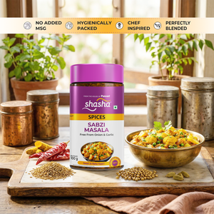 Sabzi Masala Fresco para Mezclar con Vegetales, Estilo Indio, Frasco de 100g - Product Image 4