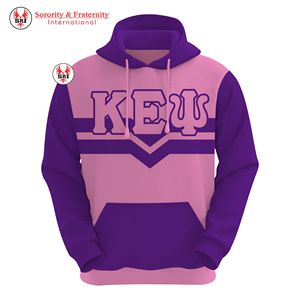 Sweat à capuche personnalisé en satin doublé, faible MOQ, avec logos grecs brodés, respirant pour l'hiver, pour femmes, vente en gros - Product Image 5