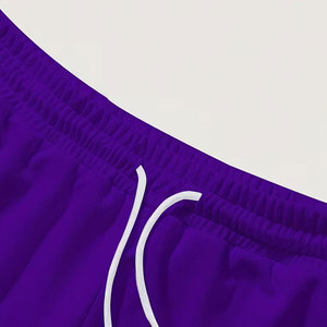 Shorts de sport décontractés pour hommes, taille élastique, séchage rapide et imperméables, en Spandex/Coton, respirants et doux pour la peau - Product Image 2