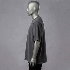 T-shirt Homme Bleu Blanc Rouge avec Logo Frontal Manches Courtes Col Rond Décontracté Été Streetwear Moderne 100% Coton Coupe Ample Anti-boulochage - Product Image 6