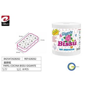 Carta da Cucina Biss Gigante, 8 Rotoli, 285 Servizi, per Cucinare e Pulire - Product Image 1