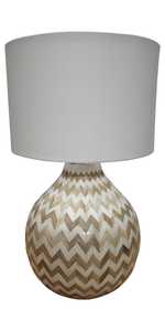 Lampe de table moderne de luxe en os incrusté en forme de fleur, autocollante, bleue, lampe de chevet ARIF HANDICRAFTS, décoration durable - Product Image 4