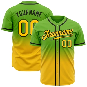 เสื้อเบสบอลพิมพ์ลายแบบซับลิเมชั่นสั่งทำพิเศษ ไซส์ใหญ่ สำหรับผู้ใหญ่ ชุดกีฬาแข่งขัน ระบายอากาศได้ดี ผลิตจากโพลีเอสเตอร์ 100% ป้องกันแบคทีเรีย - Product Image 2
