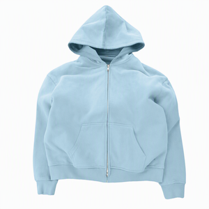 เสื้อฮู้ดซิปผู้ชายไซส์ใหญ่ สีเขียว ผ้าฝ้าย 100% เฟรนช์เทอร์รี่ สวมใส่สบาย สีพื้น ทรงปกติ เหมาะสำหรับใส่ในฤดูใบไม้ร่วง - Product Image 3