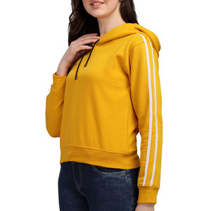 Sweat à capuche color block esthétique pour femme, design personnalisé, en molleton, style urbain professionnel, nouveauté 2026 - Product Image 3