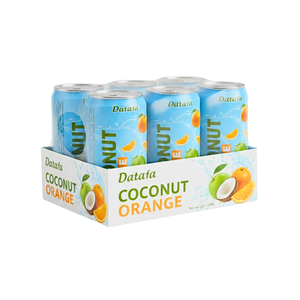 OEM/ODM Agua de Coco 100% Pura y Fresca con Sabores a Naranja, Durian y Kumquat, Lata Esterilizada de 330 ml, Venta al por Mayor, Alta Calidad - Product Image 5