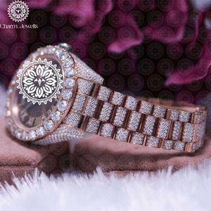 Charm Jewels Luxury Stainless Steel <b>Watch</b> 30mm Round Dial Sapphire Crystal Quartz Movement Women Fashion Design - Product Image 4