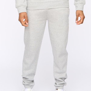 Pantalones Deportivos de Algodón Gris para Hombre, Cintura Elástica, Estilo Casual, Bolsillos Laterales, Peso Medio, para Otoño - Product Image 4