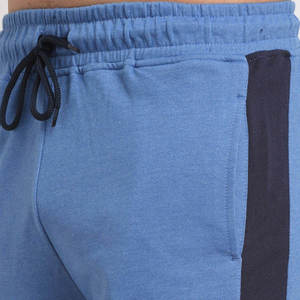Shorts de sport bleu ciel pour hommes, légers, respirants, pour l'entraînement et les activités sportives - Product Image 4