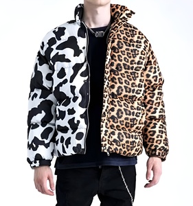 Veste matelassée coupe-vent pour homme, col montant, veste d'hiver, coupe classique, fermeture éclair décontractée - Product Image 5