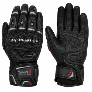 Gants de moto sportifs personnalisés, très demandés, pour motocross, conduite tout-terrain, en cuir imperméable, compatibles écran tactile, doigts entiers - Product Image 3