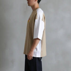 T-shirt Homme Personnalisé Hip Hop 2026 – Nouveau Design, Grammage Lourd 210 g/m², 100% Coton, Jersey Bicolore, Écologique et Respirant - Product Image 3