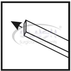 Anterior Chamber Washout Cannula Cataract Surgery Irrigation Aspiration Instrument Steel CE ISO Certified By <b>Blush</b> Surgical - Product Image 2