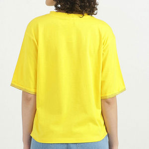 Camiseta Premium para Mujer, 100% Algodón, Transpirable, Cuello Redondo, Estilo Casual de Verano, Ecológica, Venta al Por Mayor - Product Image 3