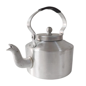 Tetera de Aluminio Vintage, Tetera de Metal para Agua con Tapa, Clásica para el Hogar, Cocina, Restaurante, Cafetería, Camping, Preparación de Café y Té - Product Image 3