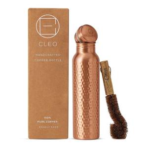 Hammered Copper Modern Luxury <b>Large</b> Capacity <b>Water</b> <b>Bottle</b> for Travel & Outdoor Use - Product Image 1