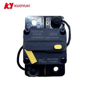 KUOYUH Serie 16 Interruptor Termomagnético de Cobre y Plástico 25A-150A Protector de Alta Corriente Impermeable IP67 Montaje en Superficie 1P 12-48V - Product Image 3