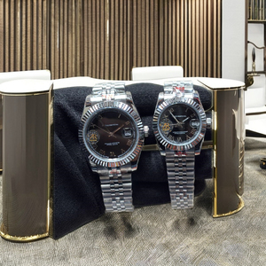 Reloj Mecánico de Lujo de Acero Inoxidable con Esfera Color Chocolate, Números Romanos Luminosos, Alta Calidad, Edición Limitada, Estilo Vintage Hip Hop - Product Image 5