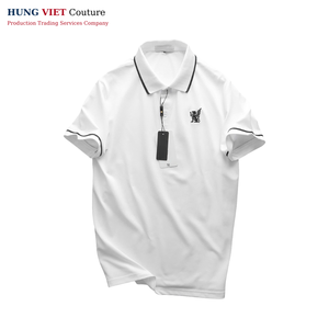 เสื้อโปโลชุดทำงานสำหรับผู้ชายเสื้อโปโลพิมพ์ลาย unisex แห้งเร็ว - Product Image 3